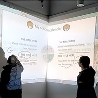 Dispositivo Interactivo de Enseñanza con Pantalla Táctil Inteligente de 40-300 Pulgadas, Reconocimiento de Gestos Infrarrojos de 255 Puntos, Fusión Multi-Pantalla, 120 fps
