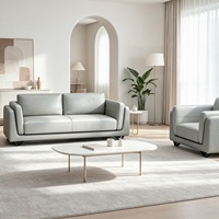 Meubles de bureau, canapés sectionnels modernes de luxe, canapé de direction en cuir PU, ensemble de canapés de bureau pour négociations commerciales