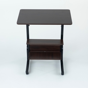 Computer tisch mit Tastatur Laptop Bett ablage Schreibtisch Tragbarer hölzerner Laptop tisch mit RÄDERN - Product Image 4