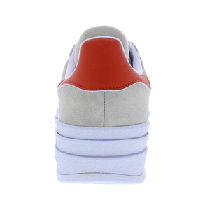 รองเท้าผู้หญิง Adidas Gazelle Bold Platform Suede สีกากี ขาว ส้ม พื้นหนา - Product Image 3