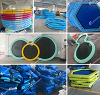 Drop Stitch Premium Water Hammock Pool Float Pools Gonflable Ride on Water Fun Beach Sand Toys