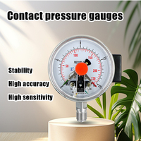High Accuracy 1.6% Electric Contact Temperature Pressure Gauge with Stable Performance