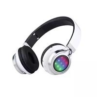 Casque d'écoute LED Blue Tooth Écouteurs sport sans fil pour PC/PS4 HIFI Music avec technologie BT V5.3