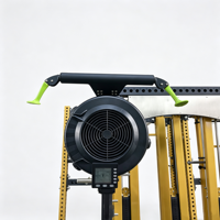 FRS Wall Power Rack Mount Air Resistance Ski Erg Machine pour salle de sport commerciale, entraînement cardio fonctionnel, entraînement complet du corps