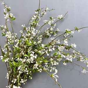 Planta Artificial <span class=keywords><strong>de</strong></span> Sauce Nevada, Ramo Decorativo para Bodas, Hogar, Oficina y Jardín, <span class=keywords><strong>Flor</strong></span> Artificial <span class=keywords><strong>de</strong></span> Imitación Personalizable - Product Image 2