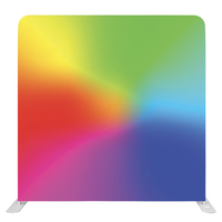 KINGMAGIC 8x7.6ft Toile de fond publicitaire double face, écologique, durable, motif Noël, personnalisable