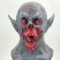 Nouveau style Masque d'horreur Halloween Predator en latex, masque intégral effrayant, accessoire de cosplay amusant pour costumes d'Halloween, Alien, direct usine