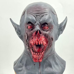 Máscara de Látex de <span class=keywords><strong>Depredador</strong></span>, Estilo Nuevo, para Halloween, Suministro de Fábrica, Máscara Facial Completa, Disfraz Divertido para Halloween, Accesorio de Cosplay, Alien - Product Image 2