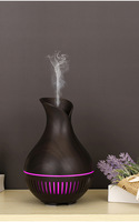 Diffuseur d'huiles essentielles USB, diffuseur d'arômes, 7 couleurs LED, parfum, lumière, grain de bois, humidificateur, diffuseur d'arômes