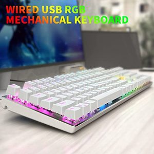 Z88 104-key Rgb Mechanical Gaming <b>Keyboard</b> with <b>Usb</b> Type-c Interface Full-key Anti-ghosting Compact Design Red Switches Z-88 - Product Image 4