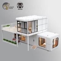 Maison Modulaire de Luxe Préfabriquée, Cabane Hôtelière, Maison Conteneur Démontable, Cabane Apple pour Parcs