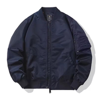 Veste bomber décontractée pour homme à manches longues, col montant, printemps, imperméable, coupe-vent, fermeture éclair, chaude, veste d'extérieur