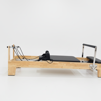 Reformer de Pilates en chêne massif |   Qualité studio professionnelle |   pour Studio et Clinique de Physiothérapie |   Chêne massif |   Directement de l'usine