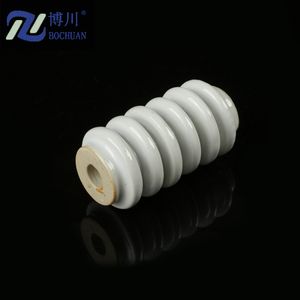 Aislador de piezas de cerámica de esteatita esmaltada resistente al calor personalizado - Product Image 6