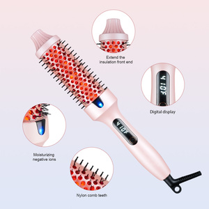 <span class=keywords><strong>Fer</strong></span> à friser numérique infrarouge LCD, 6 réglages de température, <span class=keywords><strong>fer</strong></span> à friser à ions négatifs, <span class=keywords><strong>chaleur</strong></span> infrarouge pour la protection des cheveux - Product Image 3