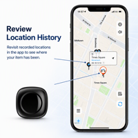 Traceur GPS intelligent pour objets en plastique, contrôlable par application, avec historique de localisation et surveillance à distance pour effets personnels, compatible iOS et Android, modèle exclusif