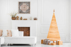 202411 Ornement d'arbre de Noël fait à la main écologique et durable Meilleur arbre de Noël personnalisé en bois du Nouvel An - Product Image 5