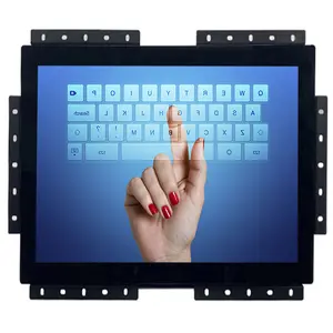 Open Frame Embedded 15.6 inch Computer Touch Monitor 15 inch Industrial Widescreen 1080P IPS Display Capacitive Touch Monitor