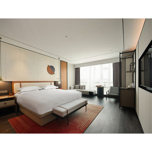 Meubles de chambre d'hôtel sur mesure de conception professionnelle, lit king-size, bons prix, ensembles de meubles de chambre d'hôtel, fournitures - Product Image 1