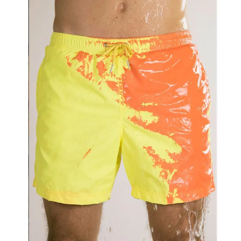 Bañador que cambia de Color para hombre y mujer, ropa de baño de talla grande, Bikini, calzoncillos, trajes de baño para adultos, ropa de baño de marca privada, soporte para hombre