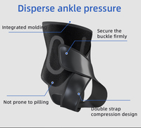 Attelle de cheville de compression respirante à double sangle, stabilisateur articulaire à 360 degrés pour le sport, la course et le fitness (vente en gros)
