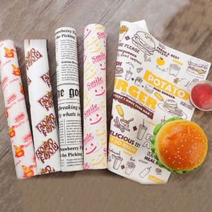 Papel de Envoltura para Alimentos, Papel para Envolver Hamburguesas y Sándwiches, Resistente a la Grasa, con Logotipo Personalizado Impreso a Color, 500 Unidades - Product Image 4