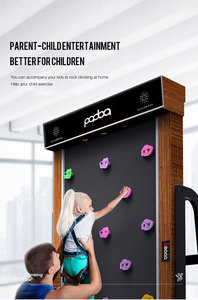 <span class=keywords><strong>2023</strong></span> nouveau Design intérieur automatique électrique Portable Boulder Treadwall haute sécurité Unique exercice Fitness escalade Machine - Product Image 3