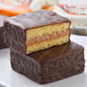 Gâteau enrobé de chocolat, en-cas exotiques, gâteau au chocolat et aux noisettes, gâteau au chocolat mignon, 6 paquets, 168g - Product Image 6