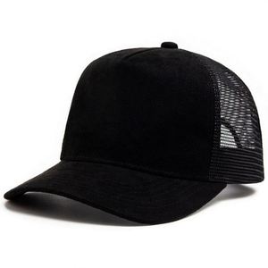 Casquettes Trucker en Maille à 5 Panneaux avec Logo Personnalisé en Gros, en Stock – Casquette Trucker en Daim Vierge - Product Image 5
