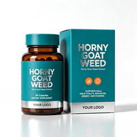 Complément de vitalité masculine : Capsules de Panax Ginseng, Racine de Maca, Herbe cornée de chèvre et Extrait de Poivre noir pour la gestion de l'énergie des hommes adultes