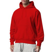 Sudadera con Capucha Deportiva de Alta Calidad, Personalizada con Logotipo, Tejida para Invierno, de Algodón Grueso, con Impresión Digital, 320g, Corte Holgado para Hombre