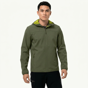 2026 Best Quality Men Waterproof <b>Canvas</b> Quilted Jacket with Stand Collar and Custom Brand Logo for Sale - Product Image 1