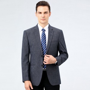 High Quality <strong>Men's</strong> Customize <strong>Suits</strong> No-iron Business <strong>Stripe</strong> <strong>Suit</strong> - Product Image 3