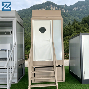 Bagno Portatile Modulare in HDPE con Lavandino e Serbatoio d'Acqua per Eventi, Campeggio e Uso Pubblico in Giardino - Product Image 1
