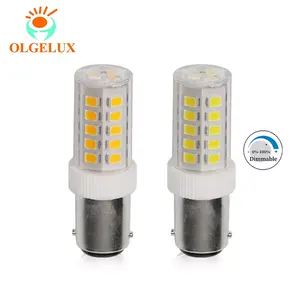 LED Mini Ukuran Dasar Keramik BA15D Bohlam LED AC Lampu LED 4W Kualitas Tinggi Cahaya Kecerahan Tinggi