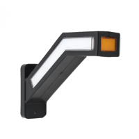 Feu de gabarit latéral LED pour camion, 12V 24V, large plage de tension, avec signalisation séquentielle linéaire, pour camions et remorques