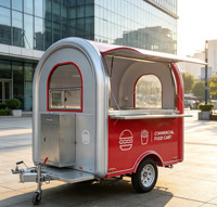 Chariot de Restauration Mobile à Montage et Démontage Rapides Conforme aux Normes Européennes Remorque Alimentaire Portable pour Vente Ambulante Événements Foires Confiserie
