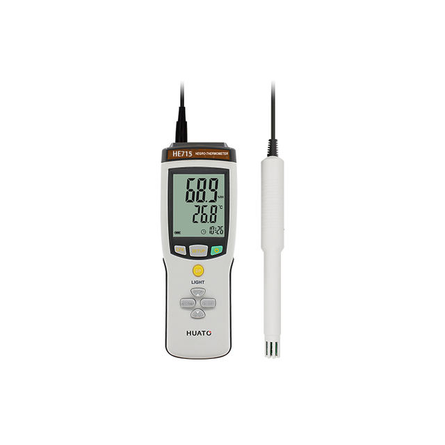 Warehouse/Food Industry/Electronic/Textile Industry Uses High Accurcy External Sensor Handheld Thermometer Hygrometer