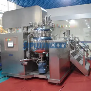 200L Cheap Liquid Soap Making Machine SUS 304 High Shear Homogenizer Cosmetic Emulsifying Mix Machine