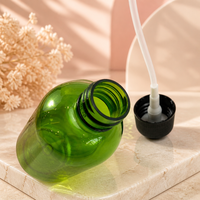Bouteille pulvérisateur à fine brume en plastique PET Boston bleu ambre vert 50ml 80ml 100ml, flacons cosmétiques vides rechargeables pour le voyage