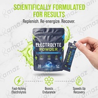 Poudre d'électrolytes pour boisson hydratante, mélange de sodium, potassium, magnésium, vitamine C, sans sucre, pour la performance sportive, marque privée
