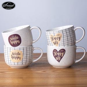 SWT Novedad Fábrica 20oz Taza de sopa blanca Venta directa Personalizado Blanco Colorido Grande Japonés Promoción al por mayor Taza de café de cerámica - Product Image 1