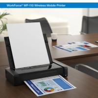 Imprimante mobile sans fil portable WorkForce WF-110 pour imprimante jet d'encre couleur Epson de petite taille