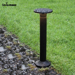 Luminaria Exterior Moderna Savia, Impermeable IP44, Tipo Bolardo, Placa de 8W, 3000K, Antracita, Iluminación de Jardín, Lámpara de Poste de Plástico - Product Image 3