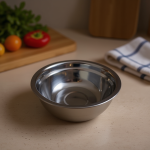 MNJ Stainless Steel Bowl 18Cm For Kitchen Use 5Pcs - Product Image 2