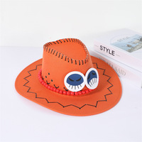 Sombrero de pescador deportivo al por mayor diseño de moda PU sombrero de pescador impermeable dibujos animados Anime Luffy Zoro sombreros de Cosplay