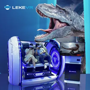LEKE VR נושא פרק עסקים מכונת מציאות מדומה 9D סימולטור קולנוע VR 9D משחקי מכונת
