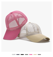 Gorras de Béisbol de Malla de 6 Paneles al por Mayor, con Logotipo Personalizado, para Verano, Viajes y Senderismo, Gorras Transpirables para Hombre y Mujer