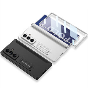 Funda para teléfono GKK Z Fold 5 Fold 6 7 con cristal frontal y protección de bisagra magnética para Samsung Galaxy Z Fold 7 6 5 4 con soporte - Product Image 3