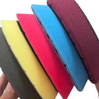 Tampons de polissage hexagonaux bleus multi-spécifications 3'/5'/6" en éponge pour le polissage de carrosserie automobile et le detailing